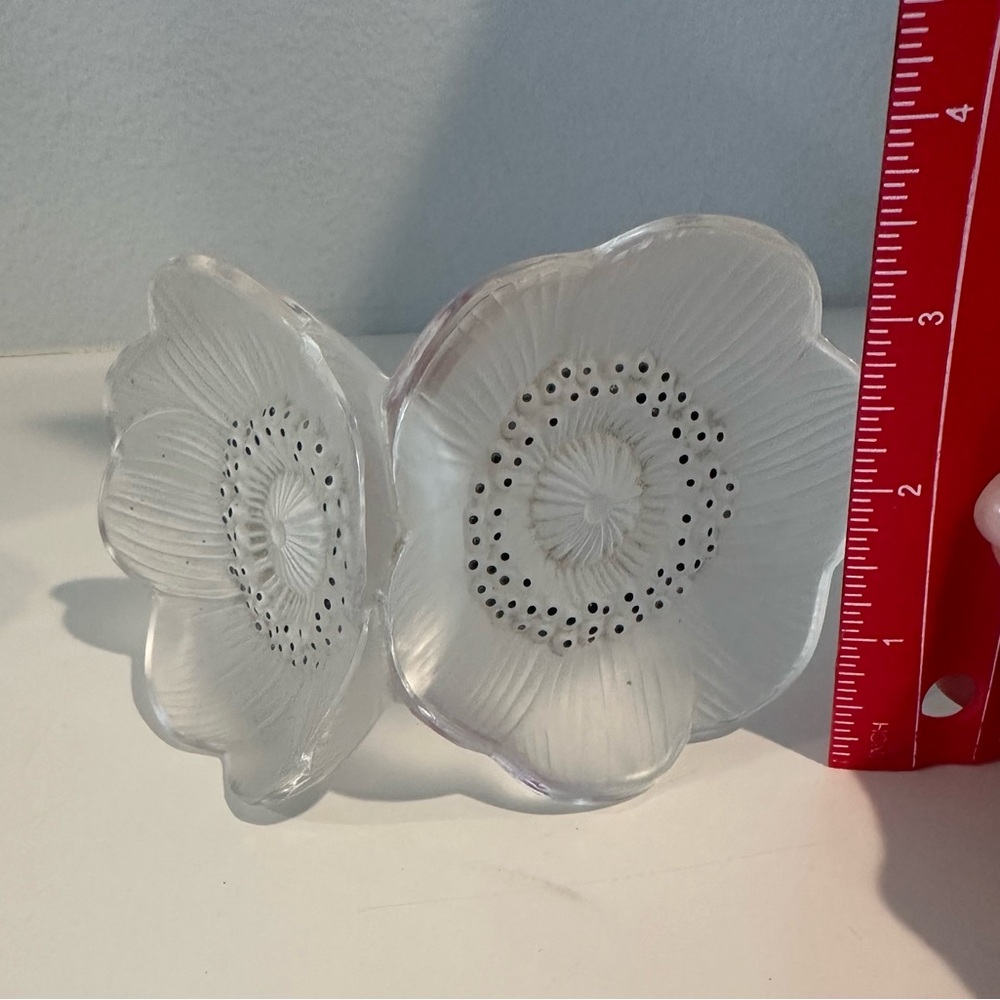 Lalique vintage anonome flower crystal perfume bottle - Picture 2 of 7
